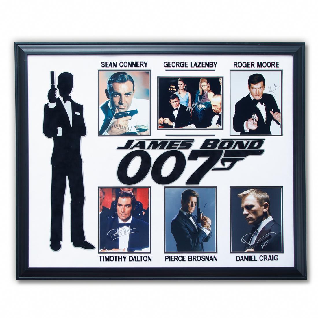 Signed Photos by ALL James Bond Actors (1 of 11)