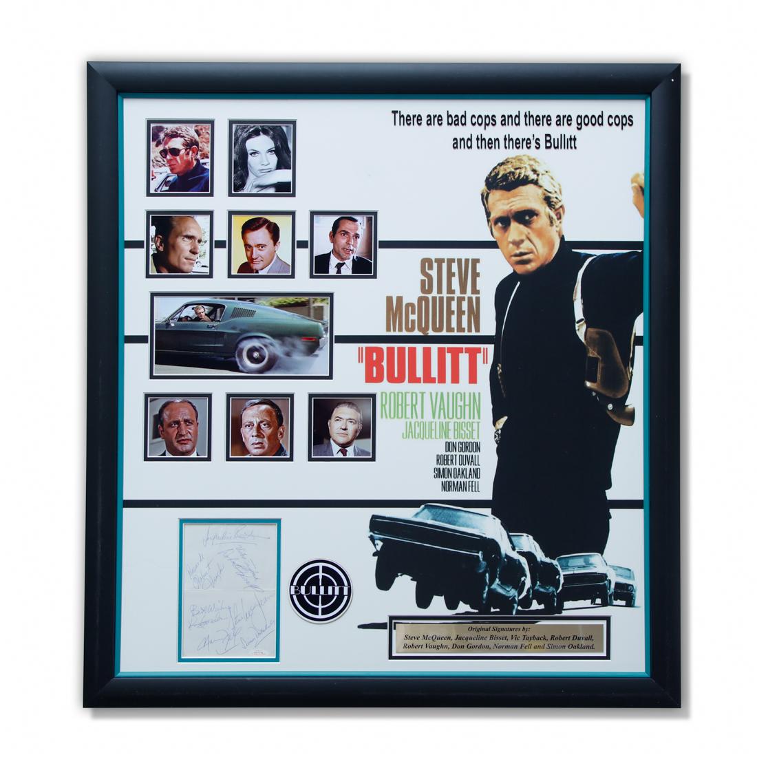 Steve McQueen Bullitt Autographed Paper (1 of 7)
