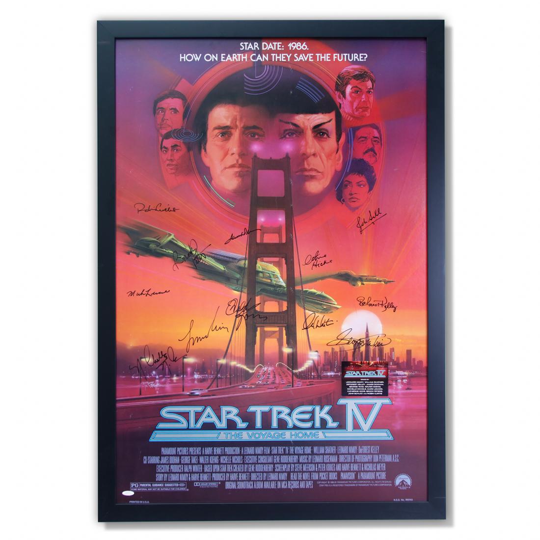 Cast Signed "Star Trek IV" Movie Poste (1 of 6)