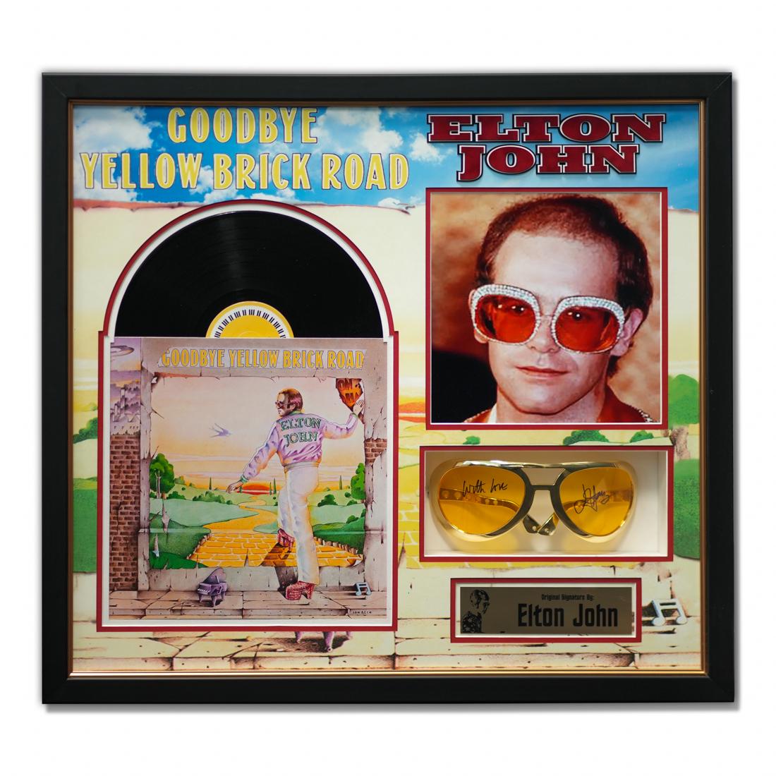 Sir Elton John Signed & Inscribed Sunglasses (1 of 6)