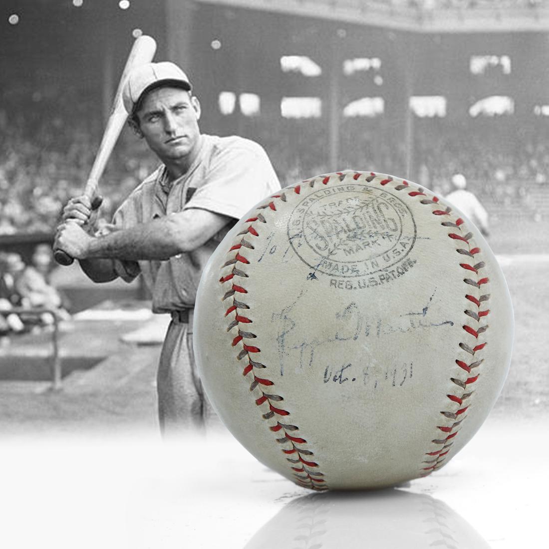 1931 Pepper Martin Signed Baseball (1 of 6)