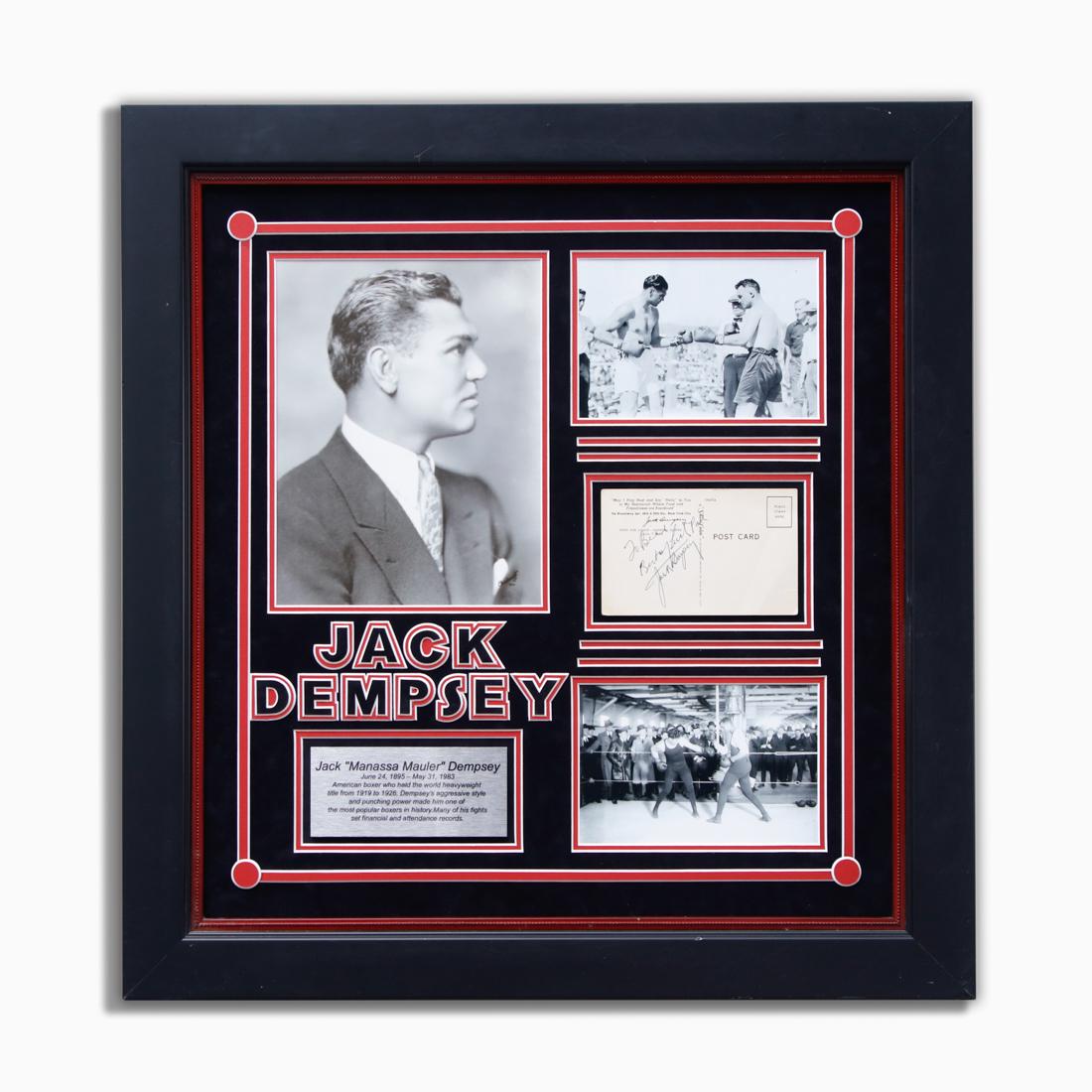 Jack Dempsey Signed Postcard (1 of 5)