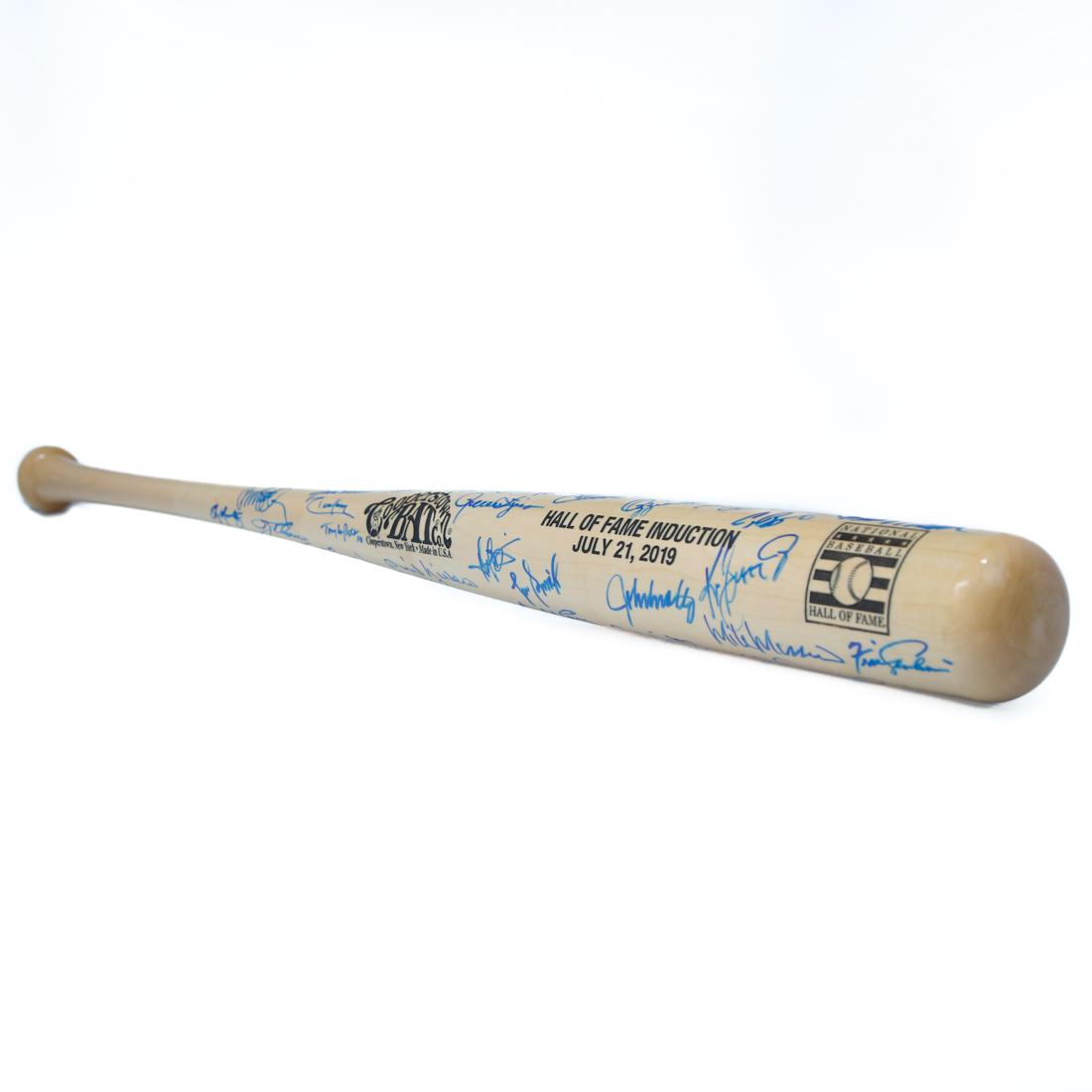 Signed 2019 Hall of Fame Bat Over 40 HOF Members (1 of 7)