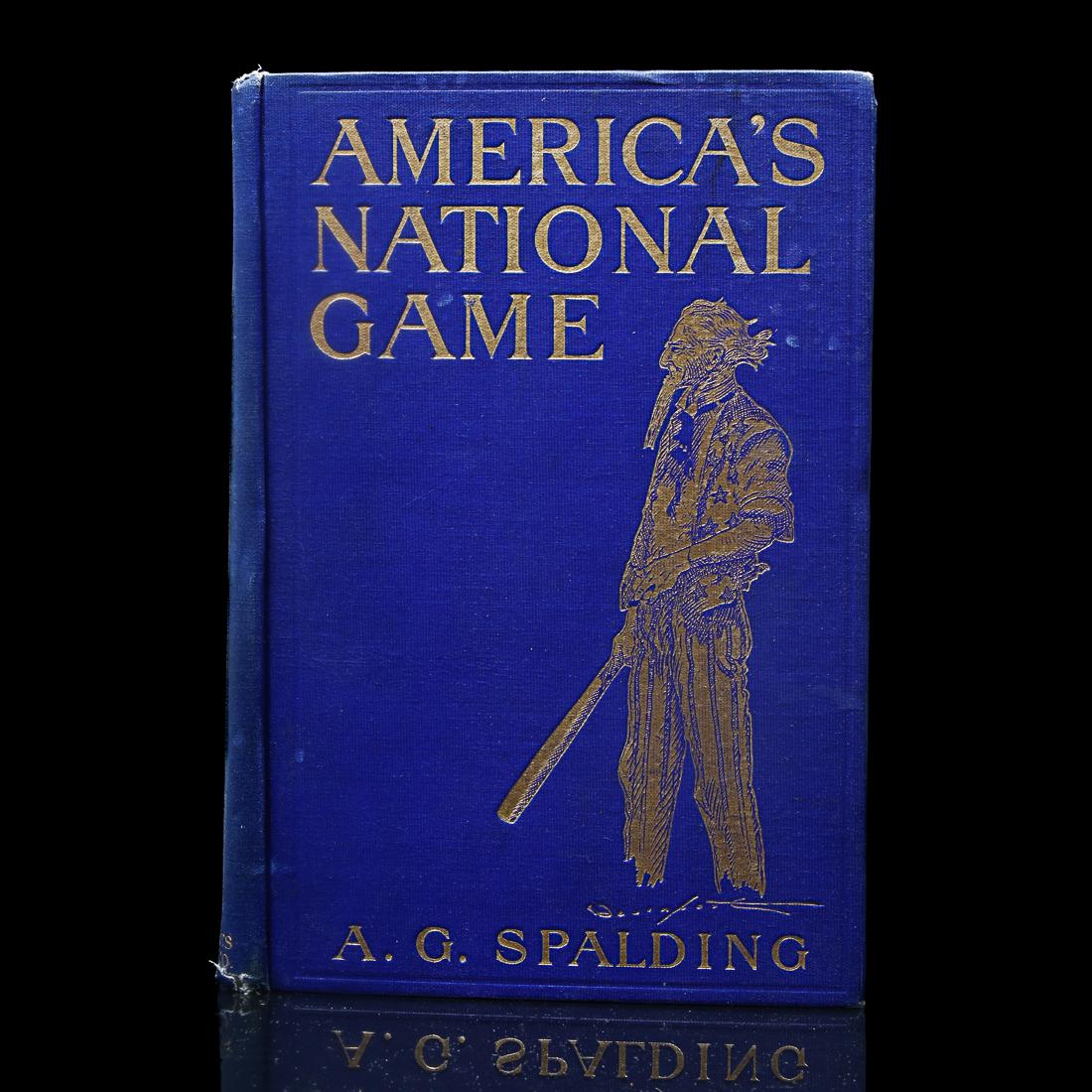 Rare Spalding Signed "America's National Game" Book (1 of 4)