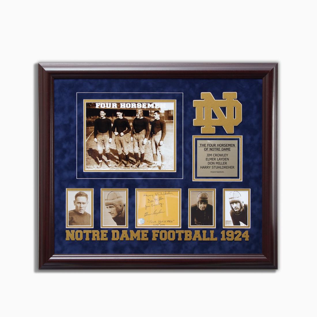 Signatures by the Four Horsemen of Notre Dame (1 of 4)