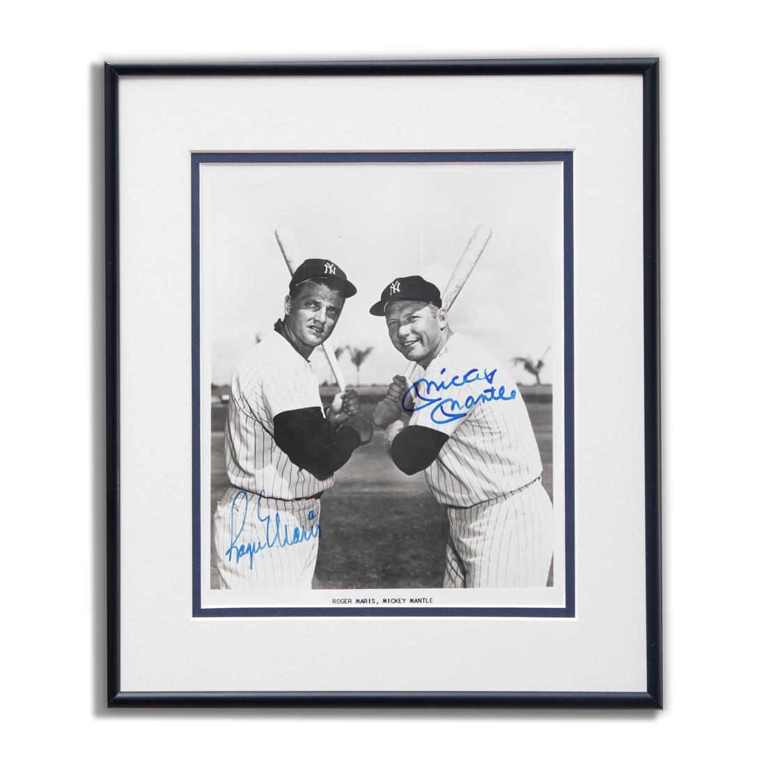 Mickey Mantle & Roger Maris Signed Photo (1 of 3)