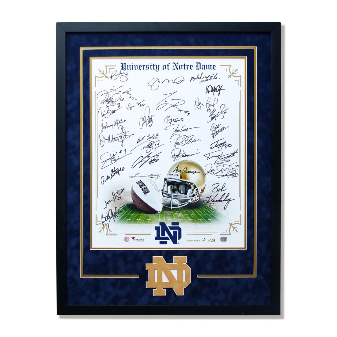 Famous University Of Notre Dame Alumni Autographs