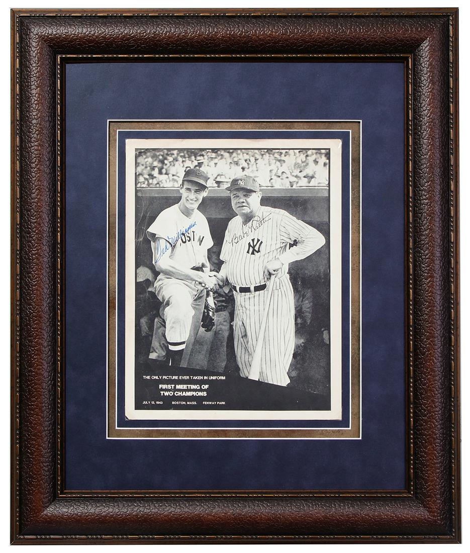 Very Rare Babe Ruth & Ted Williams Signed Photo (1 of 4)