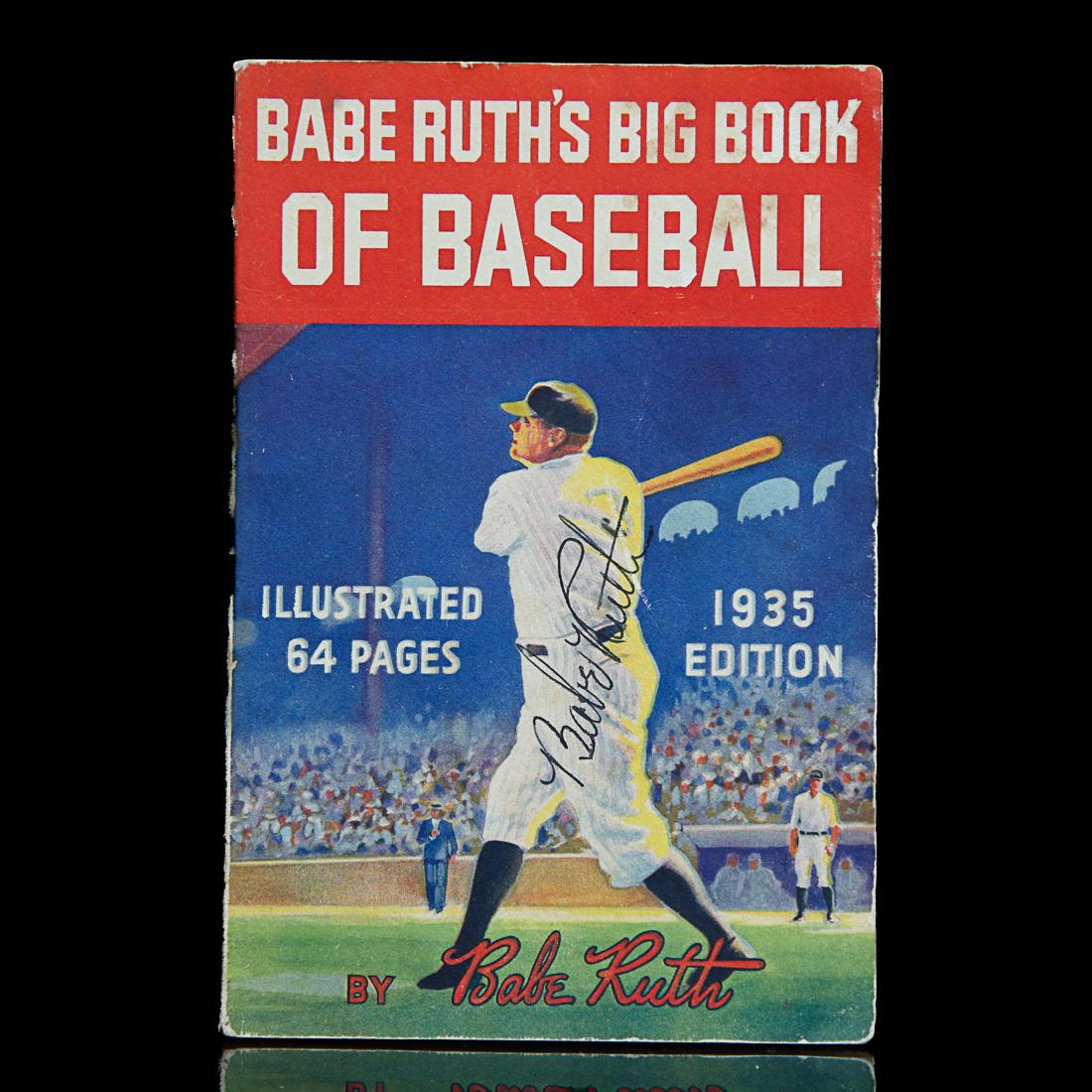 BABE RUTH'S SIGNED BOOK OF BASEBALL (1 of 4)