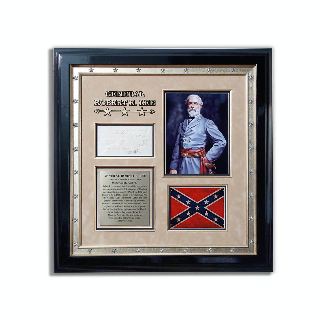 Robert E Lee Handwritten And Signed Note