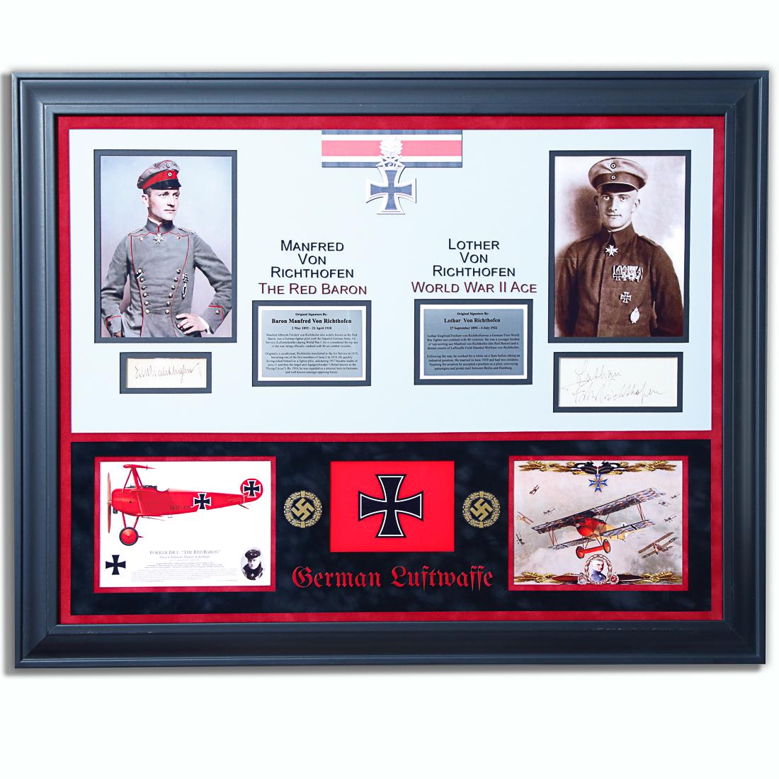 Manfred & Lother Von Richthofen Signatures (1 of 6)