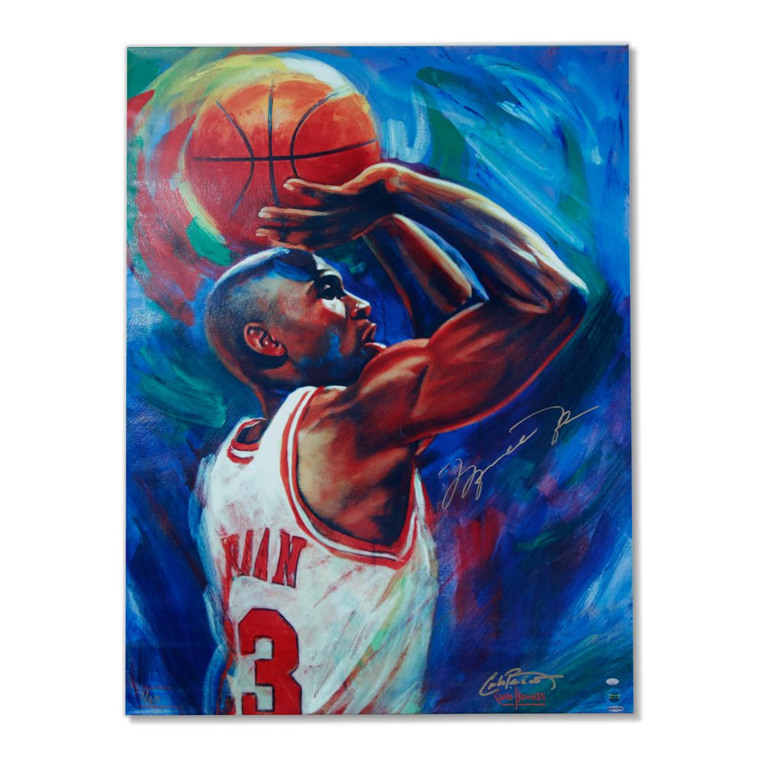 Michael Jordan Signed Limited Edition Painting (1 of 4)