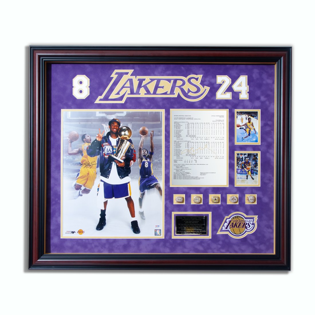 Kobe Bryant Signed Scorecard & 16x20 Photo (1 of 4)