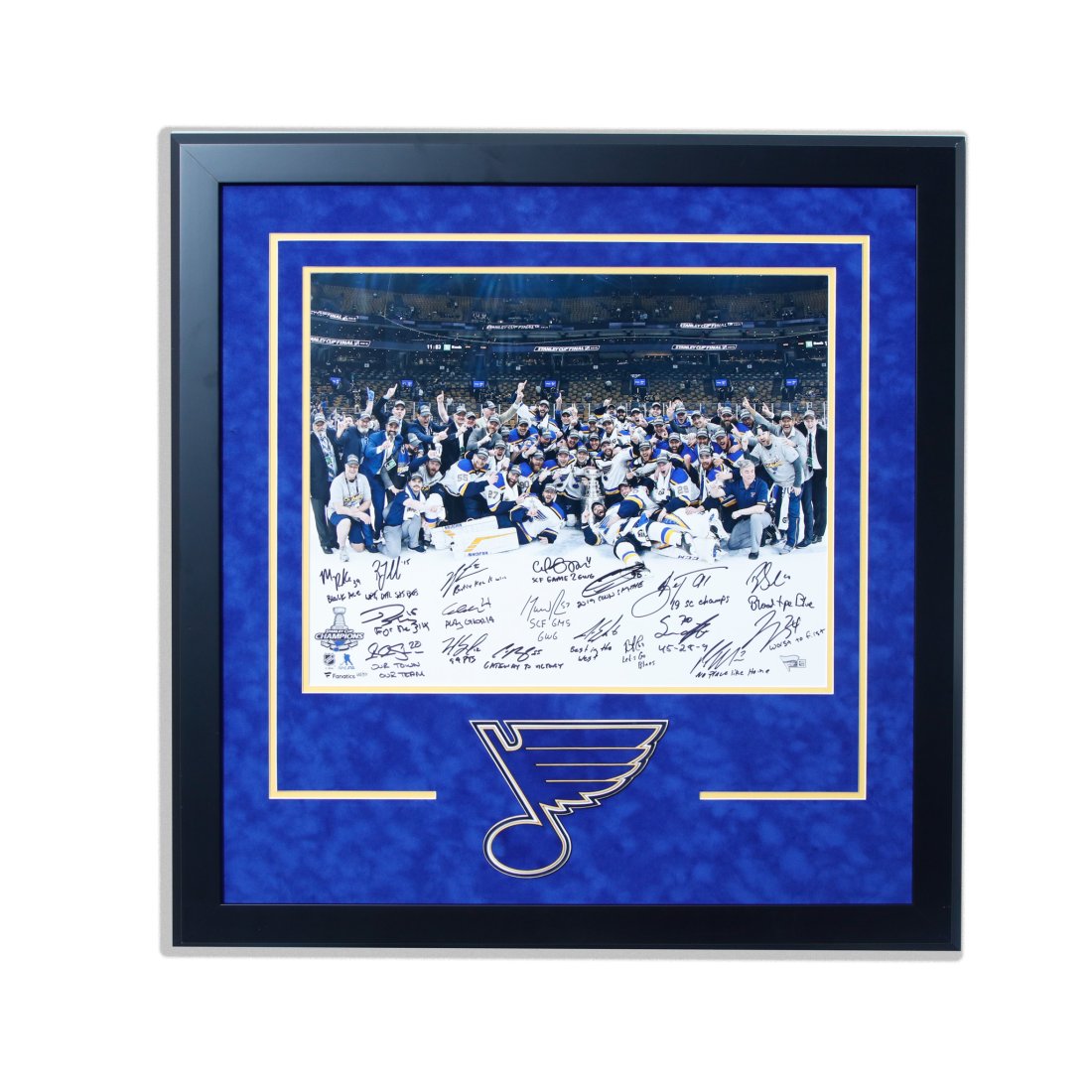 2019 St. Louis Blues Team Signed Stanley Cup Champions Photo (1 of 4)