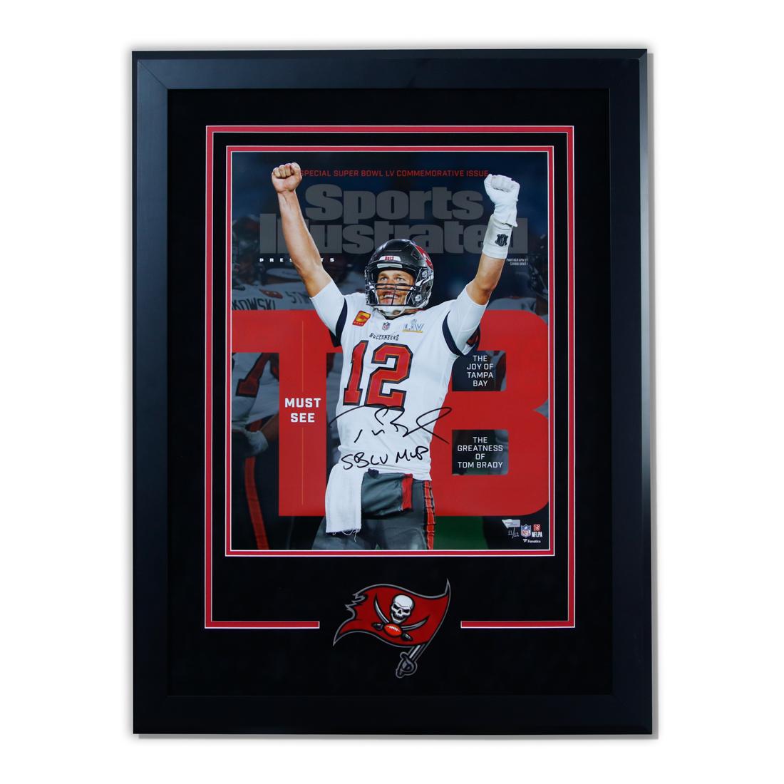 Tom Brady Signed Super Bowl LV Commemorative SI (1 of 4)