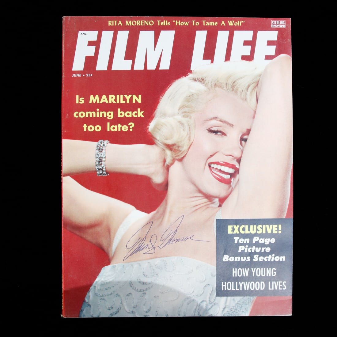 Marilyn Monroe Signed "Film Life" Magazine, USA, June 1956 (1 of 5)