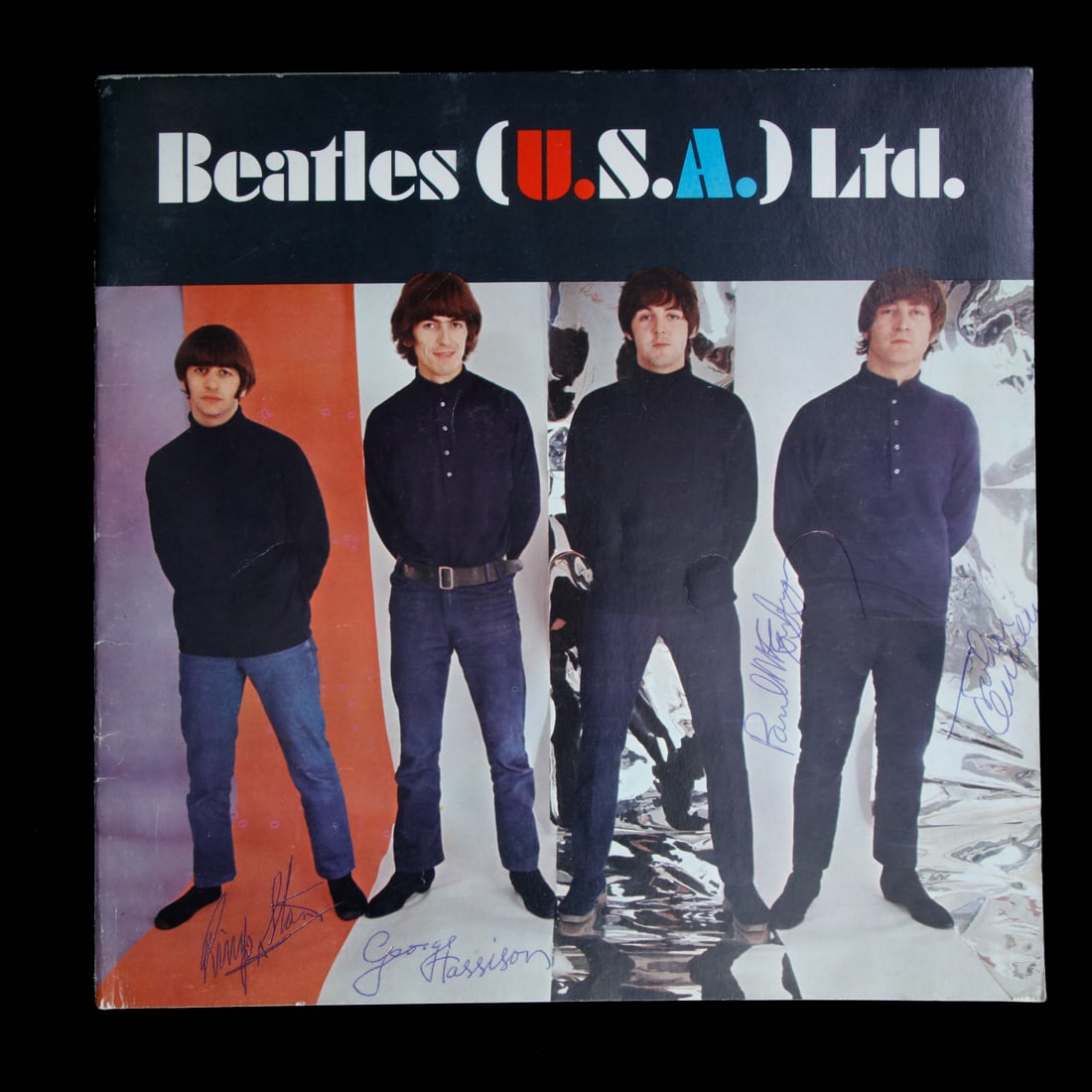 THE BEATLES SIGNED (U.S.A.) LTD 1966 TOUR BOOOK (1 of 7)