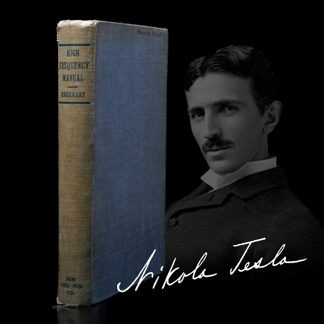 Rare Nikola Tesla Signed "High Frequency Manual" (1 of 8)