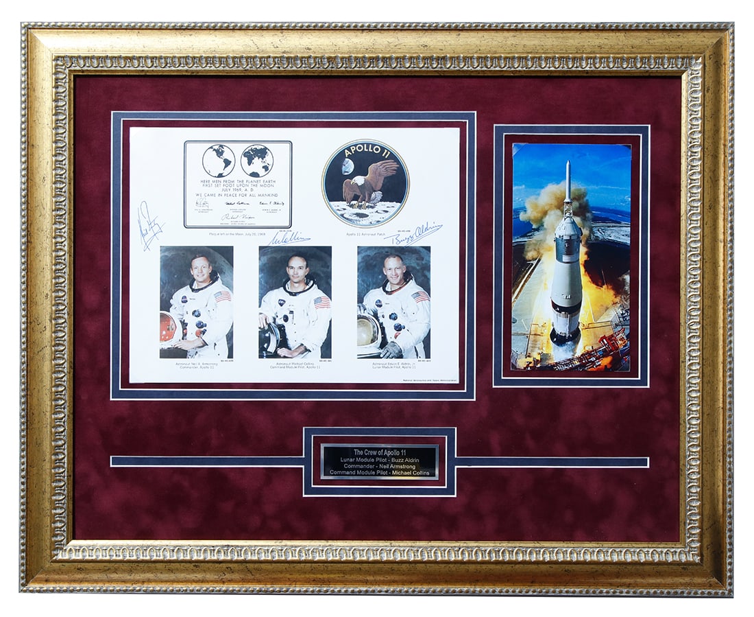 Apollo 11 Crew Signed NASA Poster (1 of 6)