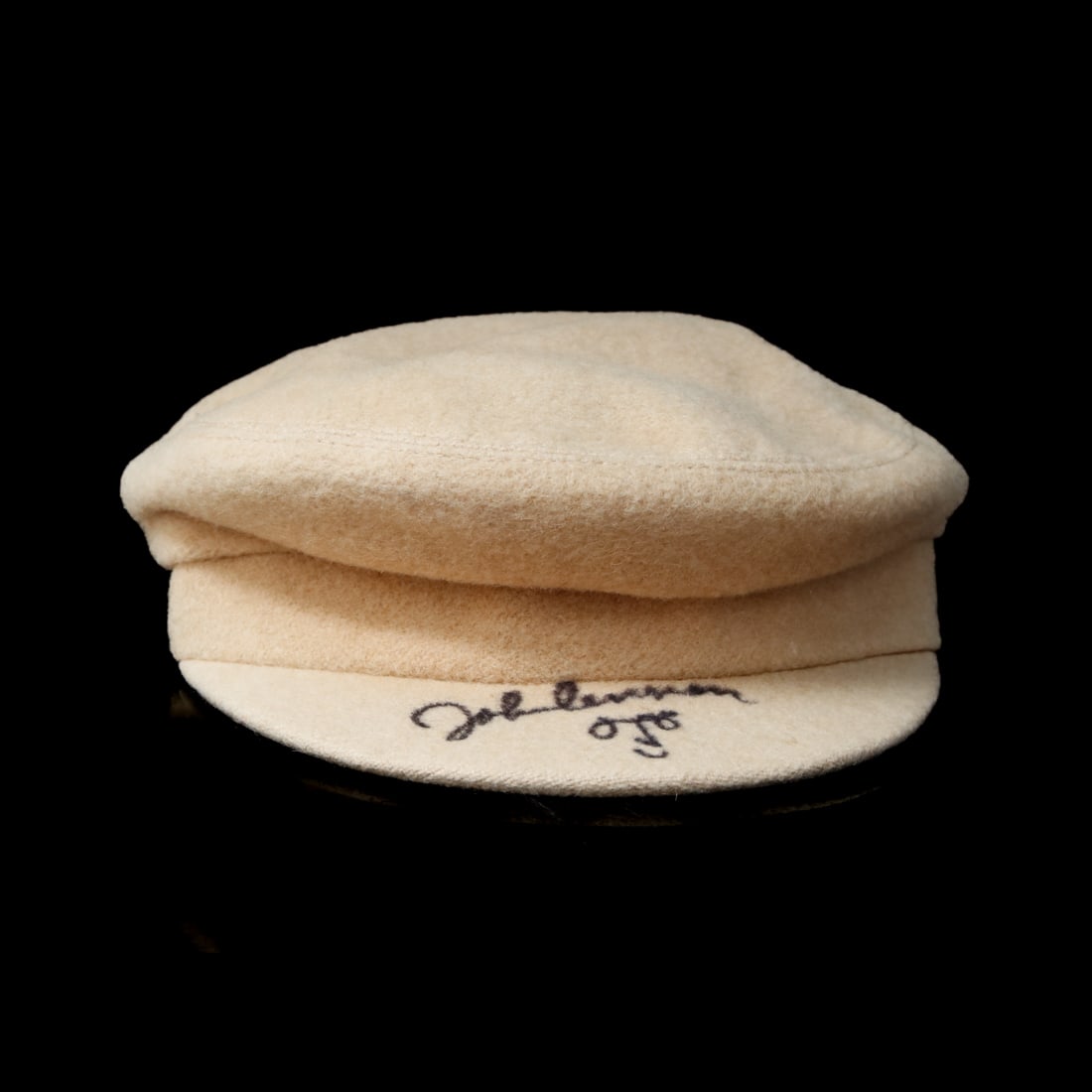 Ultra Rare John Lennon Signed Felt Hat (1 of 7)