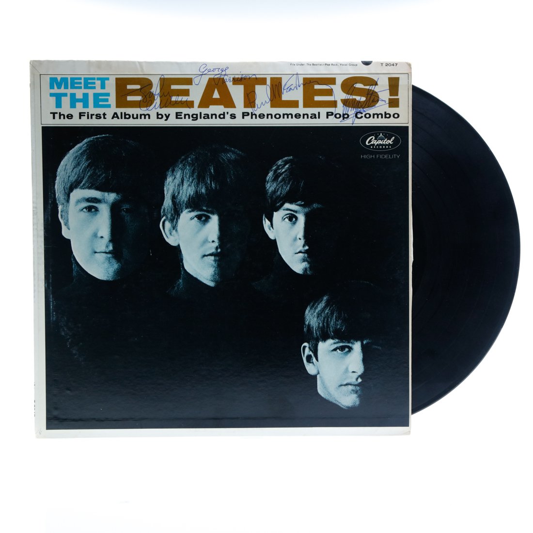 Beatles Signed "Meet The Beatles" Album (1 of 6)