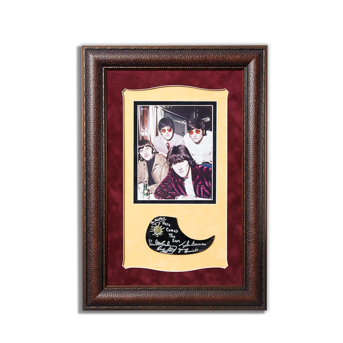 Beatles Signed Pick Guard "Here Comes The Sun" (1 of 4)