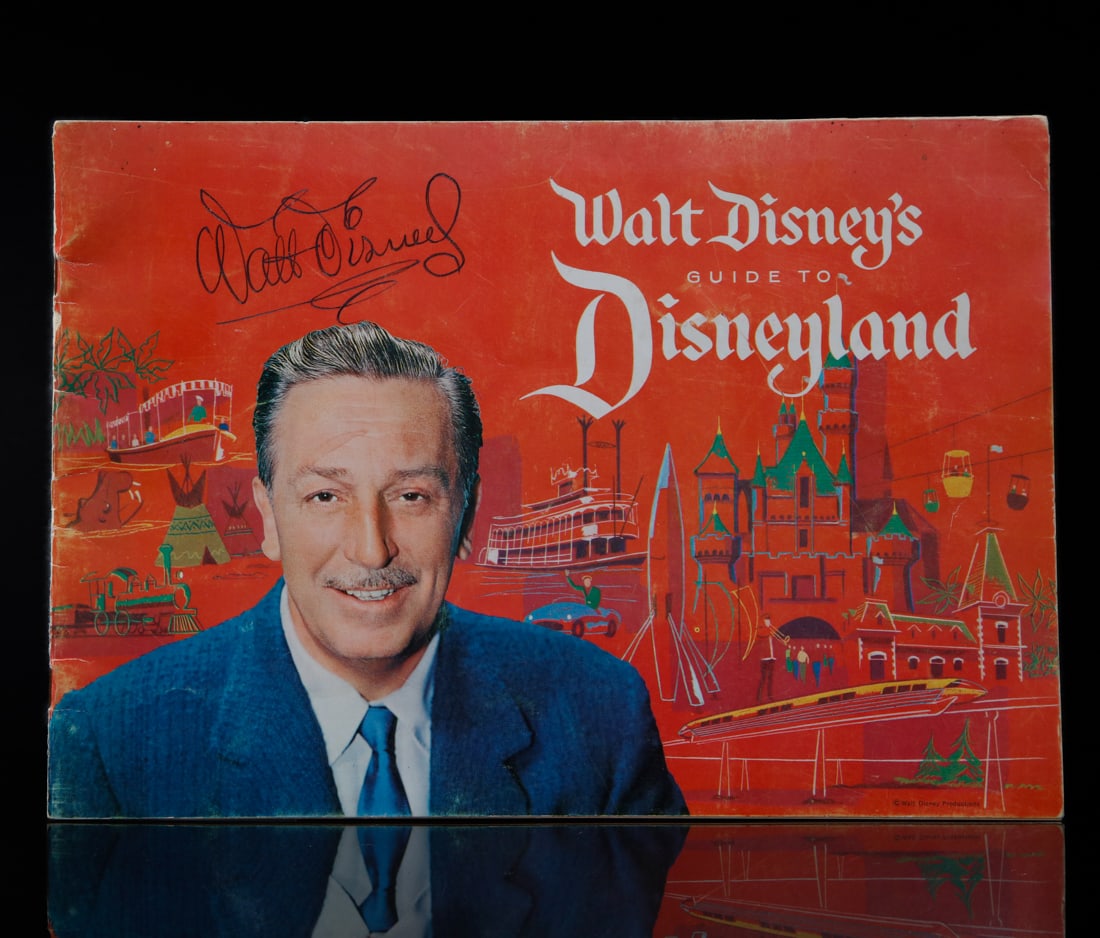 Walt Disney Signed Walt Disney's Guide to Disneyland (1 of 5)