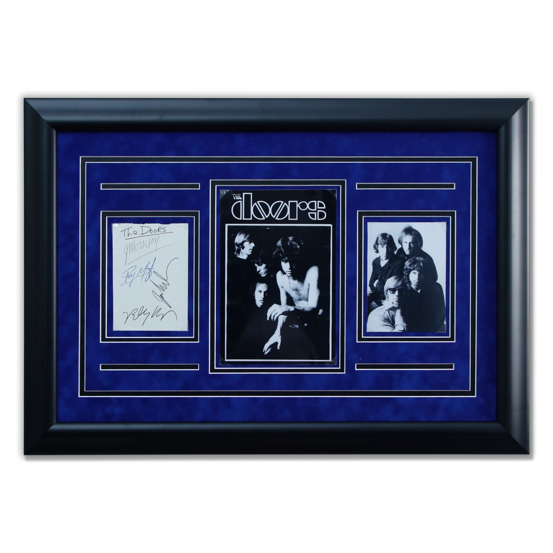 THE DOORS BAND SIGNED PAGE CUT (1 of 4)