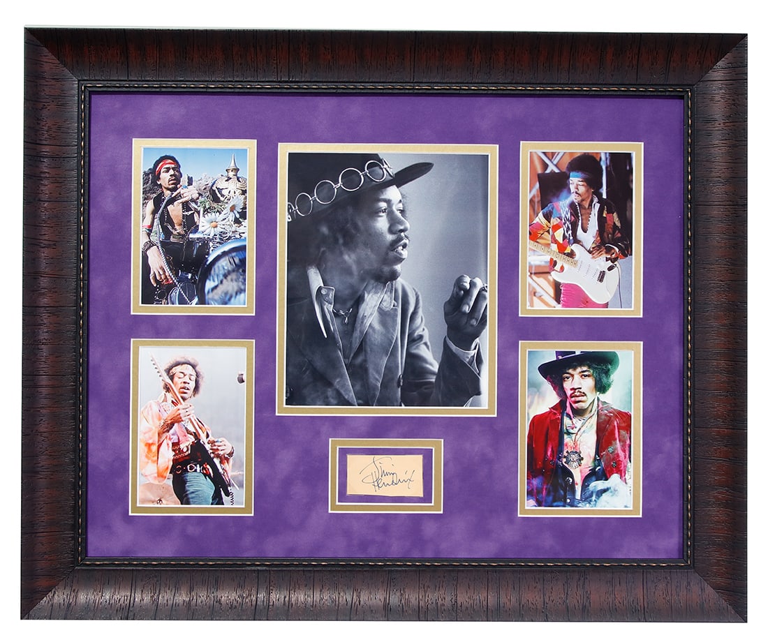 Jimi Hendrix Signed 2X3 Page Cut (1 of 4)
