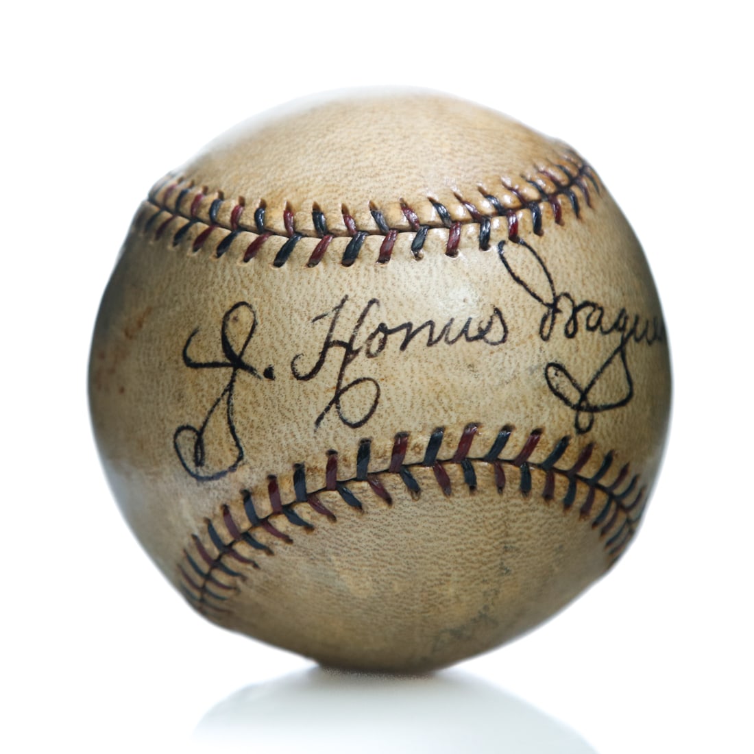 Extremely Rare Honus Wagner Signed ONL Baseball (1 of 5)