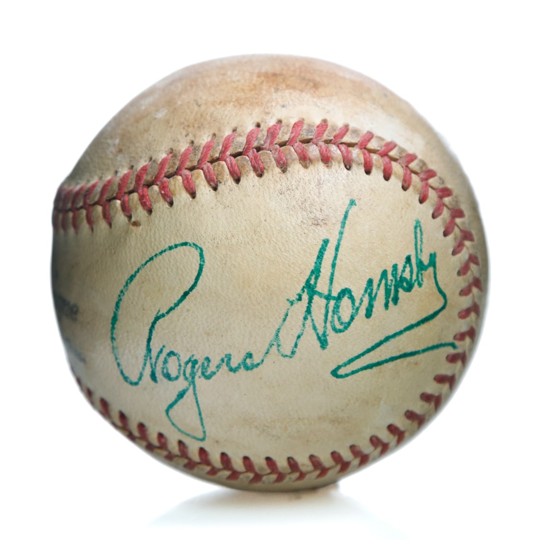 Roger Hornsby Signed ONL Ford Frick Spalding Ball (1 of 4)