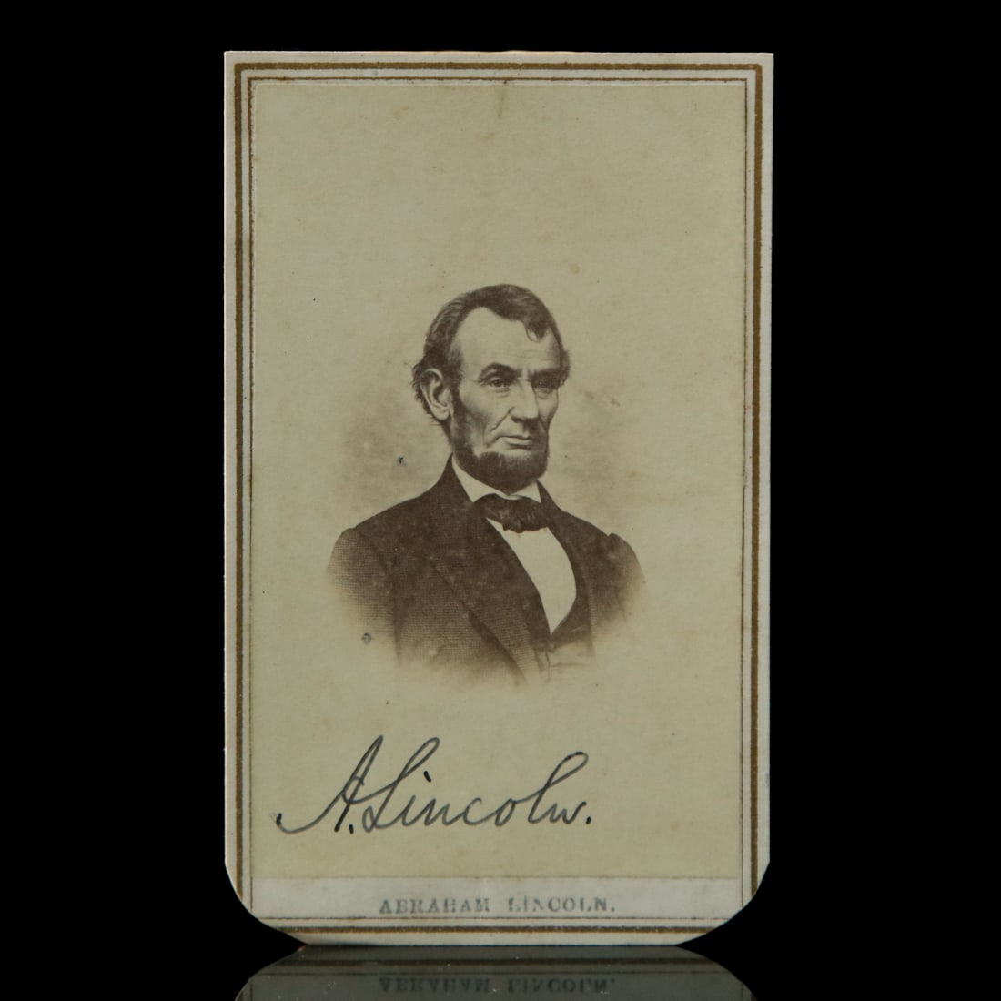 Abraham Lincoln Signed CDV (1 of 3)