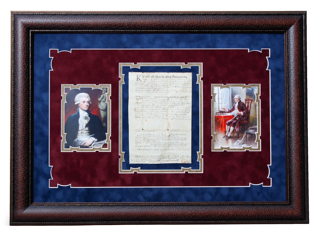 Thomas Jefferson Signed Full Document July 12 1790 (1 of 4)