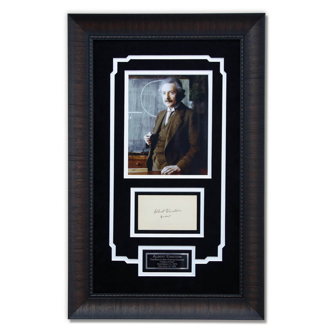 Albert Einstein Signed Postcard Inscribed E=MC2 (1 of 4)