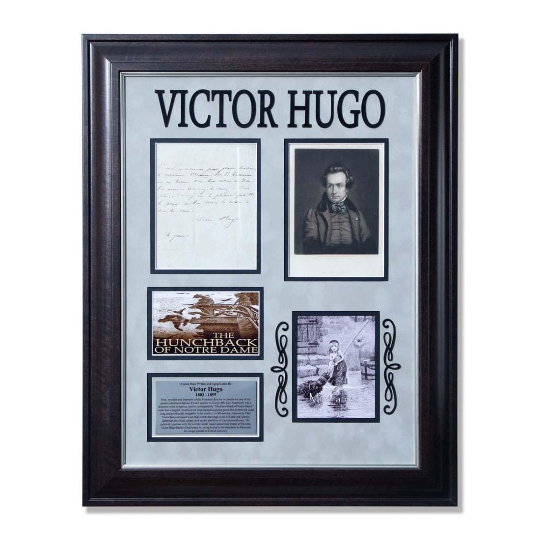 Victor Hugo's Signed and Handwritten Letter (1 of 3)