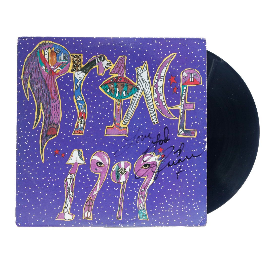 Prince Signed 1999 Album Inscribed "Love God" (1 of 10)