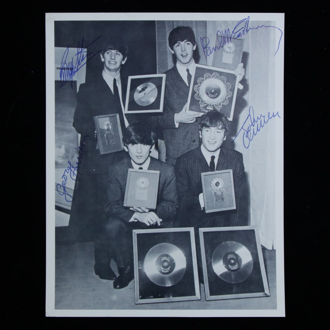 Very Rare Early Beatles Band Signed Original Publicity Photo (1 of 5)