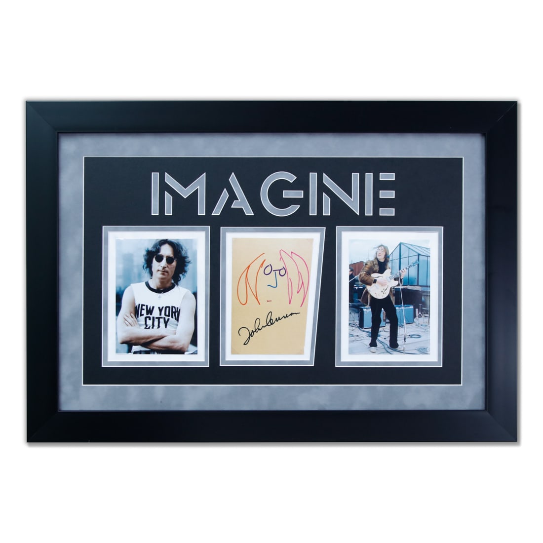 John Lennon Signed 5x7 Color Portrait Sketch (1 of 5)
