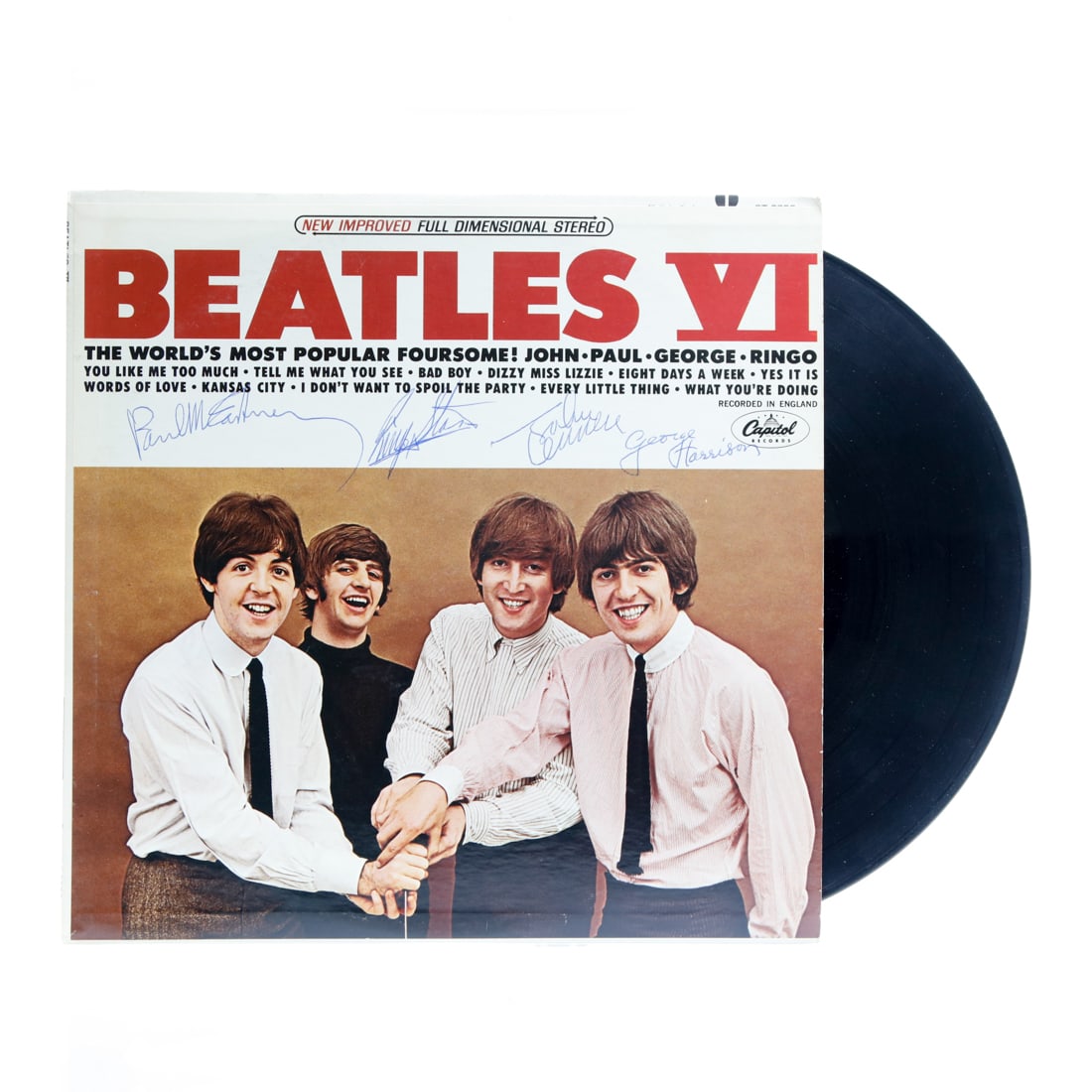 Beatles Band Signed Beatles VI Album (1 of 5)