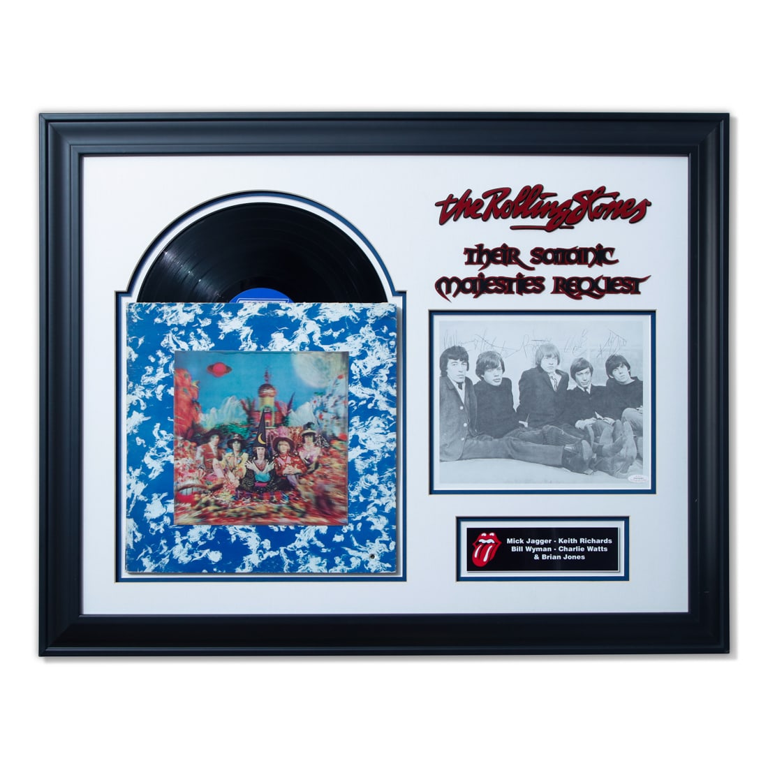 Signed by Richards, Jagger, Watts, Wyman and Jones: Vary Rare Collectible: Vintage 8x10 Photograph Signed by The Original 5 Rolling Stones - A True Piece of Rock 'n' Roll History! Welcome to this extraordinary auction, featuring a remarkable and highly