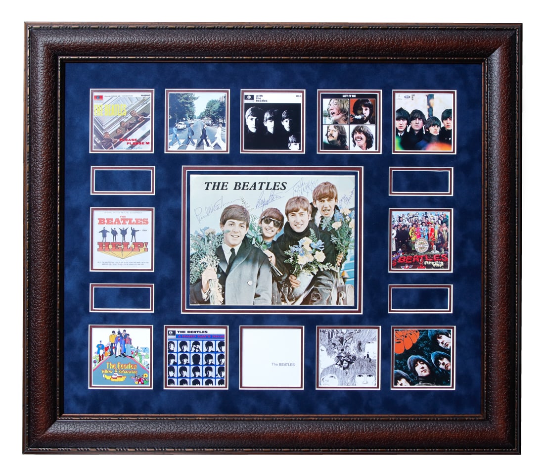 Beatles with Ed Sullivan Signed card (1 of 5)