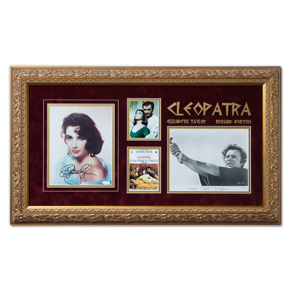 Richard Burton & Elizabeth Taylor Signed Cleopatra Studio Photos (1 of 5)