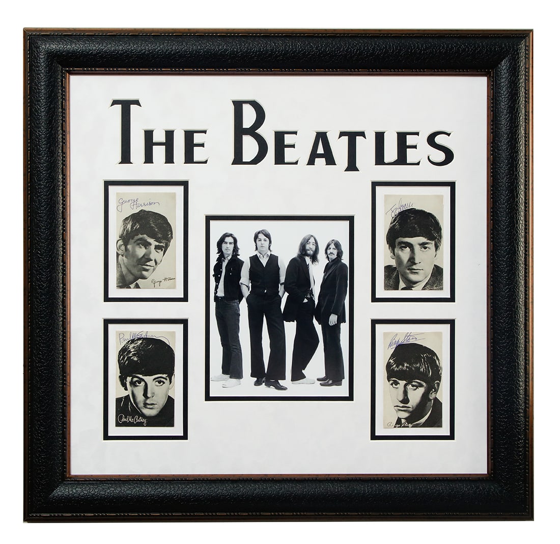 4 Beatles Signed Vintage Publicity Photocards (1 of 11)