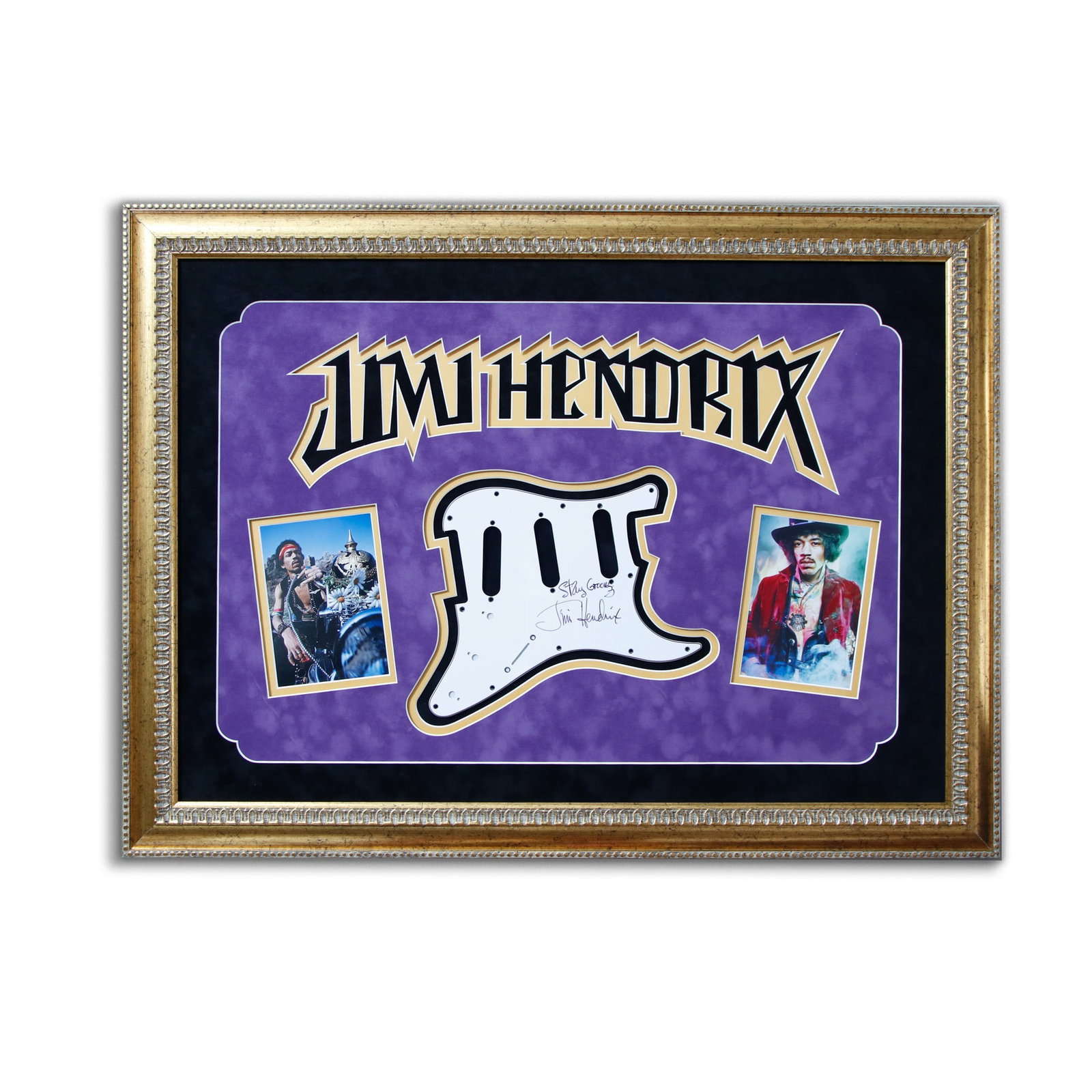 Jimi Hendrix Signed Pickguard (1 of 5)