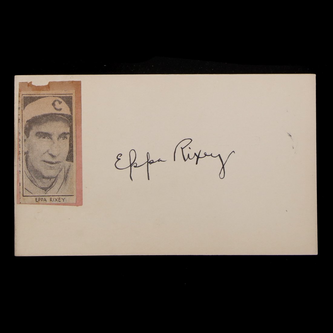 Eppa Rixey Signed Vintage Postal Card (1 of 3)
