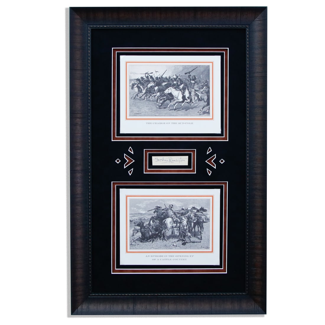 Frederic Remington Vintage Autograph and Prints (1 of 4)