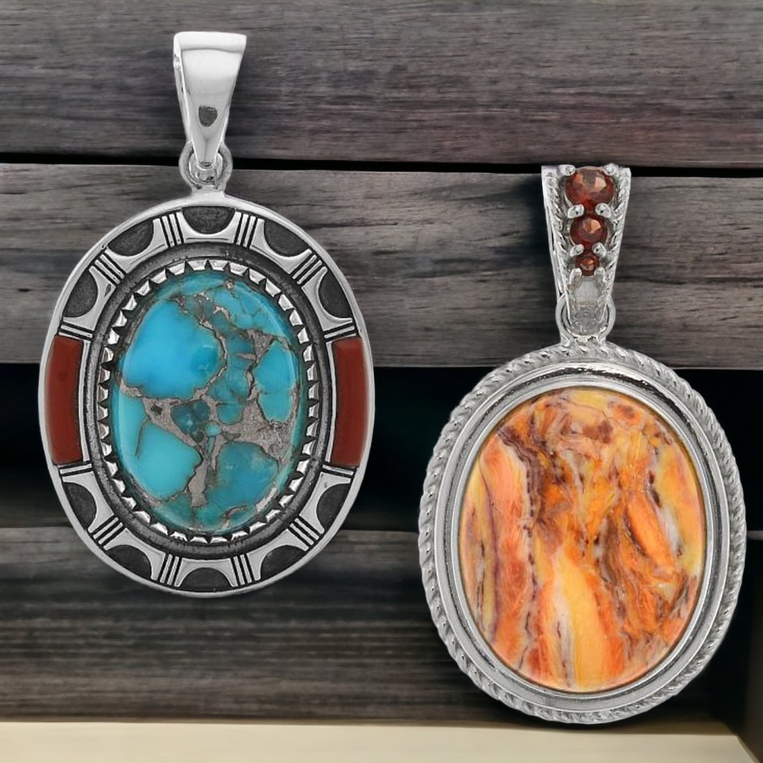 Exquisite Gemstone Pendant Set (1 of 1)