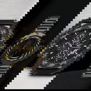 B&B Torrent Swiss Chrono & Vestal Swarovski Ladies: Buech & Boilat Torrent Chronograph: 44mm case, true chronograph functions, Swiss Ronda 3540.D movement. Multi-layered dial, luminescent hands, sapphire crystal.Vestal Women's Stainless Steel Watch: Th