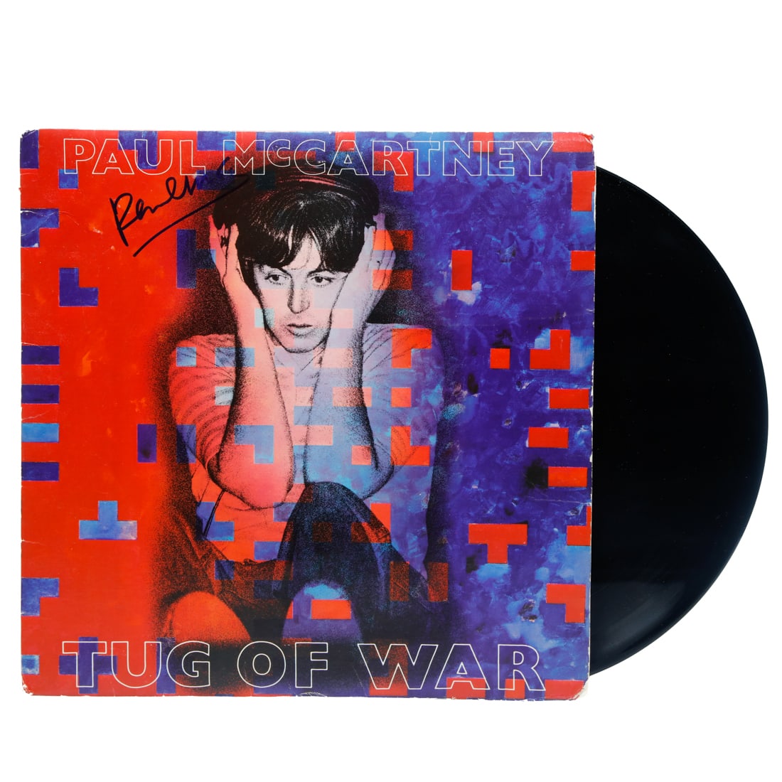 Paul McCartney Autographed "Tug of War" Album (1 of 12)