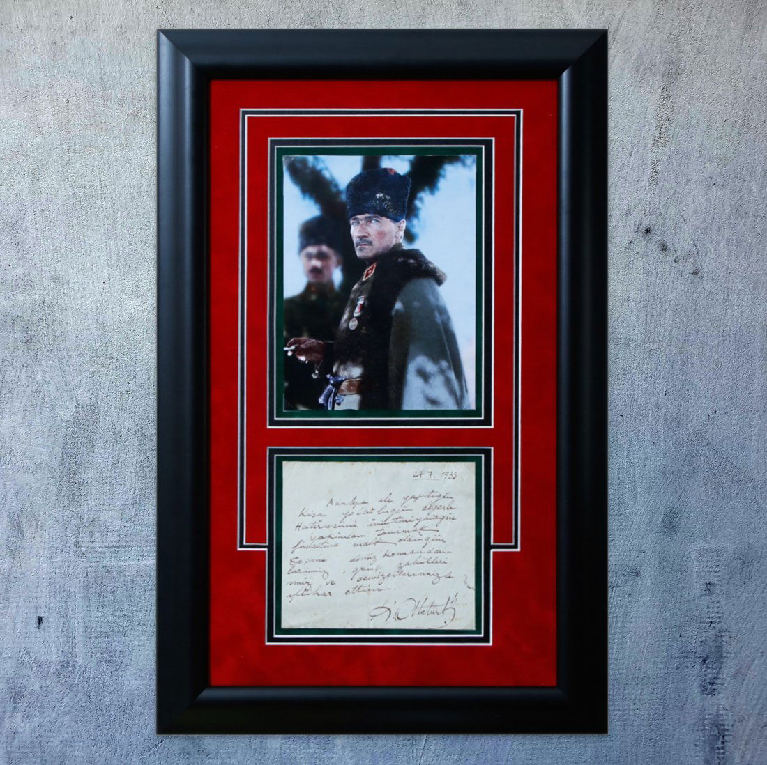 Mustafa Kemal Atatürk Handwritten & Signed Note (1 of 5)